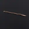 Corrente Extensora de Aço Inoxidável Mais Vendida Transfronteiriça com Cauda Longa Marca DIY Acessórios de Joalheria Colar Ajustável Estendido Corrente Rabo 6cm