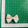 Dulces y Simples Accesorios de Encaje con Letras Plisados y Lazos Pasador Sombrero Bolsas Calcetines Ropa