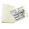 Set grande portátil de 5 piezas para cortar uñas fabricado en fábrica, cortaúñas angulados de doble filo, herramientas de manicura