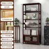 Nuevo mueble de entrada estilo chino, estante de exhibición estilo antiguo, separador de sala de estar, bambú nan vintage, panel de entrada y estante de almacenamiento simple moderno