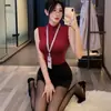 Lencería Sexy Noche Larga Puro Deseo Secretaria Uniforme OL Coqueteo Noche Apasionada Falda Bodycon de Secretaria para Discoteca qqny1964