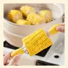 Garfo de aço isolado para milho anti-escaldante, pegador de frutas não quente, garfo isolado para churrasco, garfo de aço inoxidável para frutas e churrasco