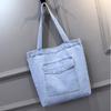 Bolsa Jeans Nova Bolsa de Ombro de Grande Capacidade para Mulheres Casual Street Bolsa de Ombro de Lona Jeans Bolsa de Compras Bolsa de Mão