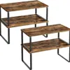 Organizador de Sala de Estar Transfronterizo, Estante de Almacenamiento de Cocina, Especiero, Estante de Madera Multifuncional para Escritorio, Estante de Almacenamiento Apilable