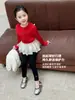 Pantalones térmicos para niñas estilo coreano Bumi'er, leggings de algodón puro, nuevos para otoño, ajustados, amigables con la piel, estampados, para niños