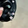 Pendientes de Circonita Estrella, Lindos y Únicos, Compactos y Elegantes, Diseño de Nicho, Súper Brillantes, Clips para Orejas Versátiles, Nuevo Modelo 2025