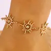 Colar transfronteiriço europeu e americano com padrão de sol estilo ins para mulheres, pingente espiral estilo étnico vintage, brincos, pulseira, corrente de cintura
