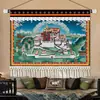 Tapices del Paisaje del Palacio de Potala de Xizang Pintura Mural Horizontal Sala de Estar Sofá Pared de Fondo de TV Mesita de Noche Tela Decorativa