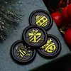 Sello de Cera Exquisito Mini de Cabeza de Cobre de 15 mm para Diarios, Regalo, Navidad, Sello de Cera Pequeño y Lindo