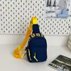Moda Estilo Coreano Bolsa Transversal Peitoral para Menino Simples Casual Cor Sólida Crianças Meninas Bebê Viagem Bolsa de Ombro