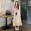 Vestido Chaleco Casual de Verano sin Mangas con Estilo para Mujer Tallas Grandes, Estilo Perezoso Vintage, Diseño Holgado con Bolsillo, Vestido Largo Adelgazante para Vacaciones