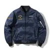 Jaqueta Bomber Transfronteiriça Masculina Nova Casual Bordada Top Marca Tendência MA-1 Gola Baseball Jovem Jaqueta Funcional