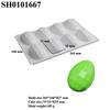 Shen Hong Páscoa 8 Ovos Onda Ovos de Dinossauro Forma de Bolo Mousse Chocolate Knock Music Silicone Assar