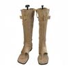 Tanga de Espiga de Dos Usos Sandalias de Gamuza Plisadas Botas Vaqueras Occidentales Nuevas 2025 Sandalias Sexy de Pantalón para Mujer