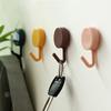 Gancho adesivo bonito Creative Hook adesivo decorativo adesivo sem punção adesivos de parede pequeno gancho parede pendurada parede Creative 10 Pack