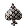 Amazon Nuevo Póker Globo de Película de Aluminio Cuadrado Picas y Corazones Flor de Ciruelo Tema de Casino Globo de Película de Aluminio Venta al por Mayor