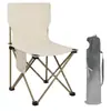 Silla plegable para exteriores, Silla de pesca de ocio, Silla para bocetos de arte, Silla de pesca con respaldo, Silla de picnic para acampar, Portátil