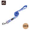 Glow Castle Pet Products Atacado Comércio Exterior Padrão Colorido Onda Nylon Cinto para Cães Coleira para Animais de Estimação