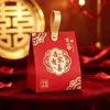 Cajas de dulces estilo chino 2026, cajas de dulces rojas para compromiso, cajas de dulces para boda, cajas de regalo, cajas de papel vacías