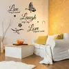 Yanjia Admite Personalización y Revisión de Pegatinas de Pared Talladas de Flores de Mariposa Viva y Enredaderas para Hogar Familiar Basadas en Imágenes