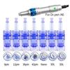 Drpen A6 A1 Puntas de Microagujas Chips de Cristal Nano Bayoneta Nano Puntas de Microcristal Azul Largo Azul Corto Certificación Transfronteriza