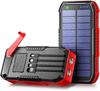 Amazon Power Bank Solar Power Bank de Manivela Cargador para Exteriores Batería de Litio Recargable Fuente de Alimentación para Exteriores