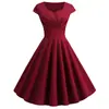 En stock 2023 Wish AliExpress Fuente Transfronteriza Vestido Estilo Caliente Europeo y Americano Manga Corta Comercio Exterior Vestido Largo