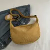 2025 Nueva Bolsa de Hombro para Mujer Estilo Japonés Ins Pana Estudiante Clase Ropa de Trabajo Versátil Gran Capacidad Bolso Cruzado