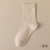 Calcetines de Media Pantorrilla para Mujer, Hilo de Algodón, Absorbentes de Sudor, Transpirables, Calcetines de Algodón de Color Sólido, Calcetines sin Costuras, Calcetines para Mujer Estilo Japonés, Calcetines al por Mayor de Zhuji