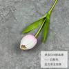 Flor artificial nórdica de una sola apertura, tacto EVA, tulipán, flor falsa, decoración para sala de estar, mesa de comedor, adornos de belleza Chen ins