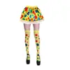 Disfraces de Halloween Transfronterizos Disfraz de Payaso Cosplay Atuendo de Payaso Chaleco Peluca de Halloween Juego de Calcetines