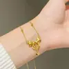 Loja de Ouro Mesmo Estilo Joias Banhadas a Ouro Colar Princesa Fugitiva para Mulheres, Design de Nicho de Luxo Leve com Sensação de Alta Qualidade, Corrente de Suéter com Laço