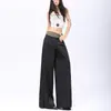Diseño de cintura de cuadros estilo americano, pantalones casuales de pierna ancha para mujer, nueva colección primavera/otoño, corte holgado, versátiles y con una silueta fluida de pierna recta.