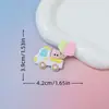 Parche bordado de dibujos animados de parque de atracciones en stock, parches autoadhesivos termoadhesivos para mochilas, estuches para lápices hechos a mano, accesorios de decoración para ropa infantil