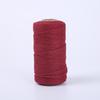 Cordão de Algodão Colorido de 2mm DIY Tapeçaria Tecida à Mão Cordão de Algodão Grosso e Fino Cordão de Amarrar Cordão