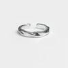 Anillo Mobius Anillo de nicho de moda para hombres Anillo Ins de alta calidad Estilo frío Moda de alta calidad Simple para hombres y mujeres