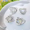 Moca de Colores con Colgante de Planeta Luna Estrella Pulsera de Cuentas Hecha a Mano DIY Pendientes Collar Accesorios de Joyería