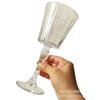 Taça de Vinho Tinto Retrô com Listras Verticais, Taça Alta, Taça de Champanhe com Cinto em Estilo Europeu, Taça de Vinho de Alto Valor, Taça de Vinho de Frutas