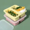Caixa de Sopa Congelada Nova Transfronteiriça Caixa de Gelo Super Grande Grau Alimentício 2 Furos 4 Furos Molde de Caixa de Gelo de Silicone Caixa Congeladora de Alimento Suplementar de Silicone