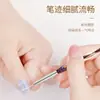 Em estoque Cristal Acrílico Transparente Pulseira Caneta para Manicure terno Vignetting Pintado Terapia de Luz Puxar Linha Manicure Pincel Especial
