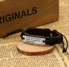 Pulsera de cuero con letra de marca de aleación Pulsera punk europea y americana pulsera de cuerda de cáñamo tejida a mano al por mayor