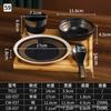 Conjunto de louça melamina mesa quente comercial panela jogo hotel lobby louça hotel louça louça comercial Tigela