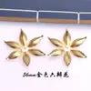 Accesorios para Joyería DIY Piezas de Flor Pinza para el Cabello Hecha a Mano Materiales para Adorno de Cabello Piezas Metálicas Pétalos Ramas Pez Dorado Pinza de Estilo Antiguo