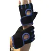 Luvas de Ciclismo Masculinas e Femininas, Luvas Esportivas com Absorção de Choque, Luvas Respiráveis Antiderrapantes de Meio Dedo para Yoga, Levantamento de Peso, Treinamento, Luvas de Fitness