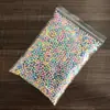 Partículas de espuma coloridas para atacado, bolinhas de poliestireno, partículas decorativas finas de enchimento, materiais para produção manual DIY infantil