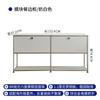 Gabinete Modular Usado Aparador de Acero Inoxidable Fábrica Ins Gabinete de TV Minimalista Moderno Arcón