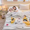 Manta de siesta de oficina de forro polar de pingüino Clase A, Manta chal estampado a doble cara, Manta para sofá de descanso para el almuerzo, Manta de ocio, Manta de cobertura