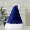 Sombrero de Navidad de peluche transfronterizo, sombrero de Navidad de bola grande ampliado y engrosado, sombreros de Navidad multicolores para adultos y niños