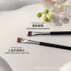 Cepillo para Cejas de Doble Punta, Cepillo Espiral, Cepillo Angulado para Cejas y Pestañas, Brocha de Maquillaje Portátil de Doble Uso para Dar Forma y Dibujar Cejas