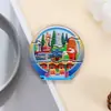 Ímãs de Geladeira de Madeira de Liaoning Ímãs Culturais e Criativos Personalizados de Cidades Chinesas Ímãs Criativos de Madeira Comemorativos de Viagem Decoração Criativa de Madeira para Casa